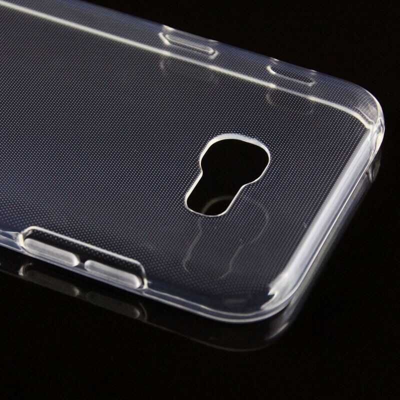 Samsung Galaxy A5 2017 Şeffaf Kılıf Yumuşak İnce Tasarımlı Kapak (SÜPER) Renksiz