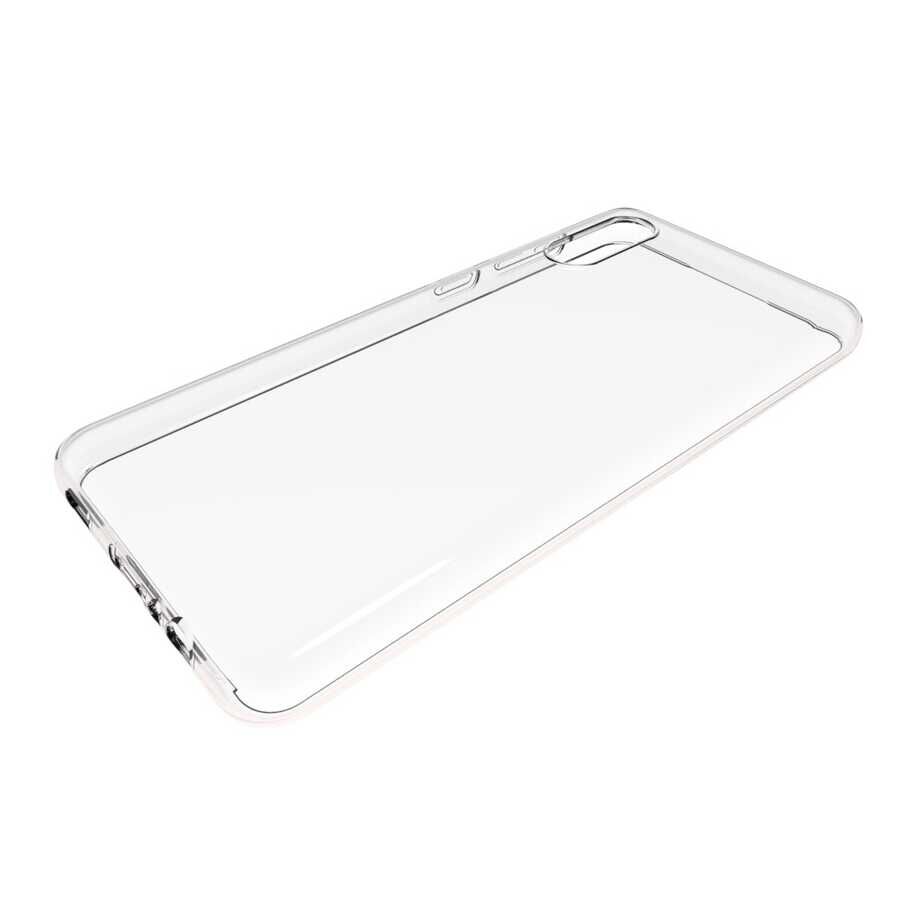 Samsung Galaxy A02 Şeffaf Kılıf Yumuşak İnce Tasarımlı Kapak (SÜPER) Renksiz