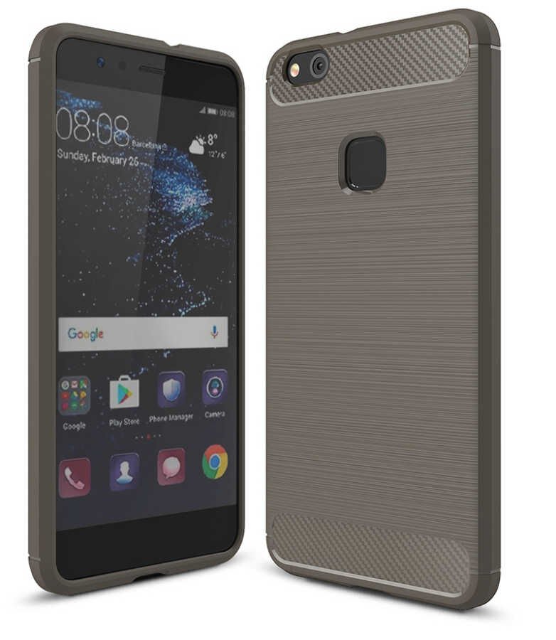 Huawei P10 Kılıf Ultra Korunaklı Silikon Kapak (ROOM) Gri