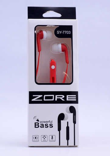 Yüksek Kalite ve Ses Performanslı Kulaklık (SY-7703 Mp3 Stereo Kulaklık) Kırmızı