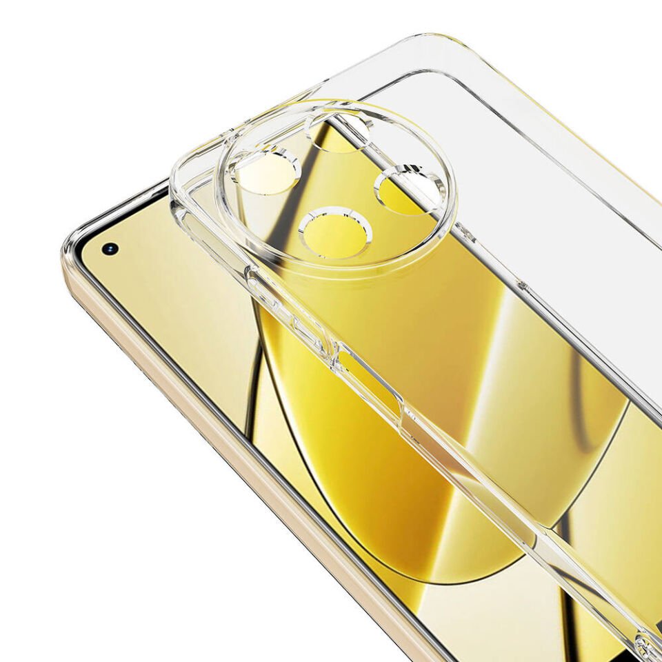 Realme 11 4G Kılıf HEPTEKİLETİŞİM Süper Silikon Kapak