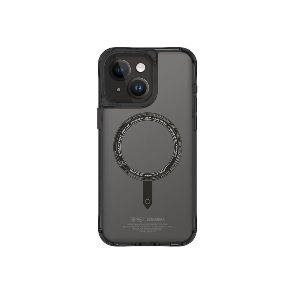 Apple iPhone 15 Kılıf SkinArma Şeffaf Airbag Tasarımlı Magsafe Şarj Özellikli Saido Kapak