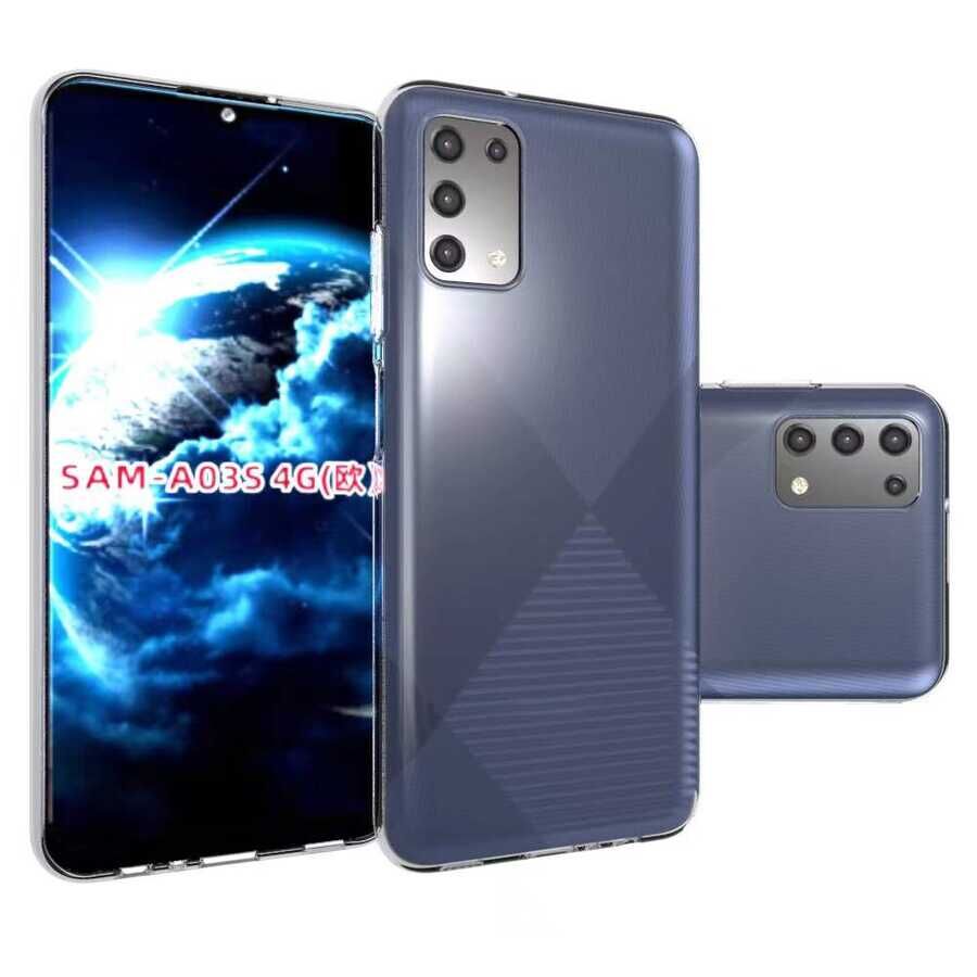 Samsung Galaxy A03S Kılıf HEPTEKİLETİŞİM Süper Silikon Kapak