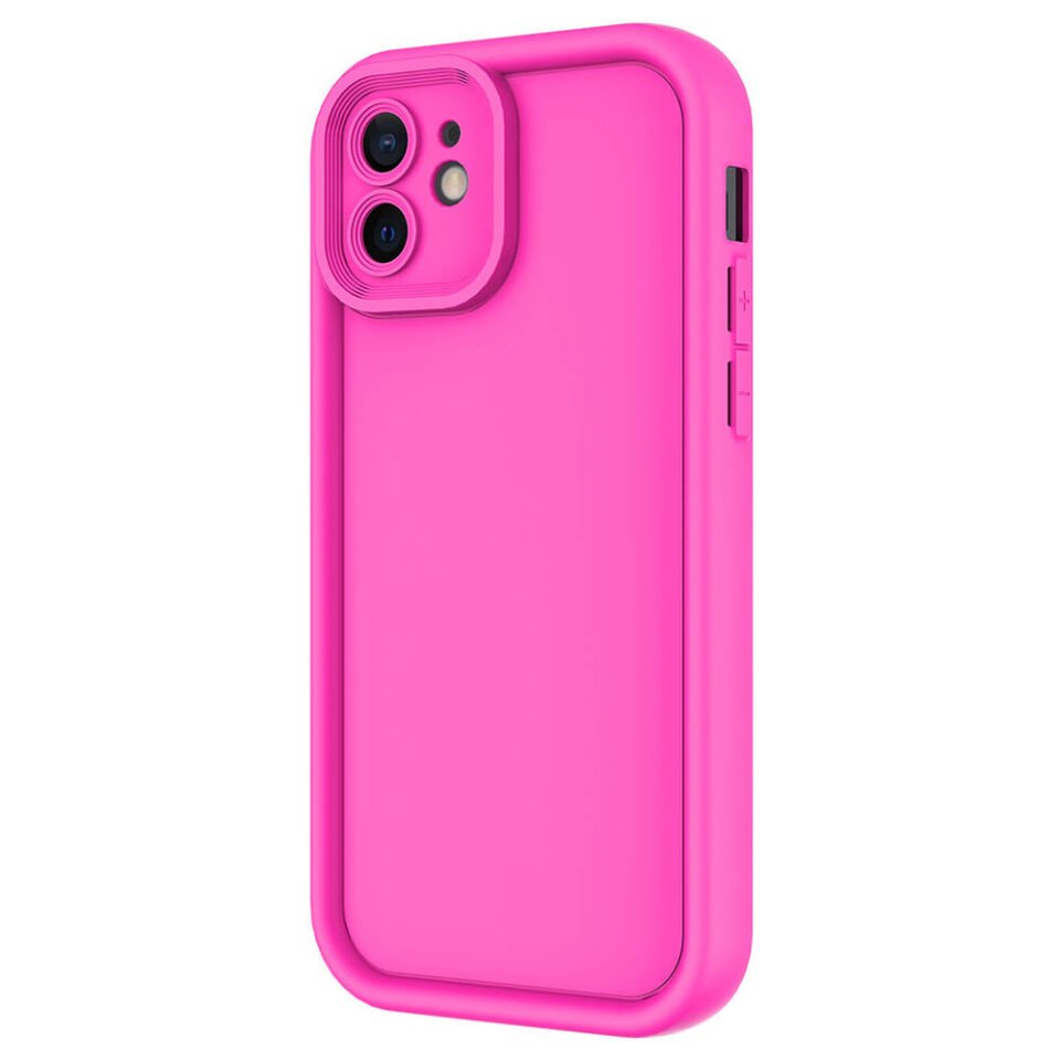 Apple iPhone 12 Kılıf Kamera Korumalı HEPTEKİLETİŞİM Ananas Kapak