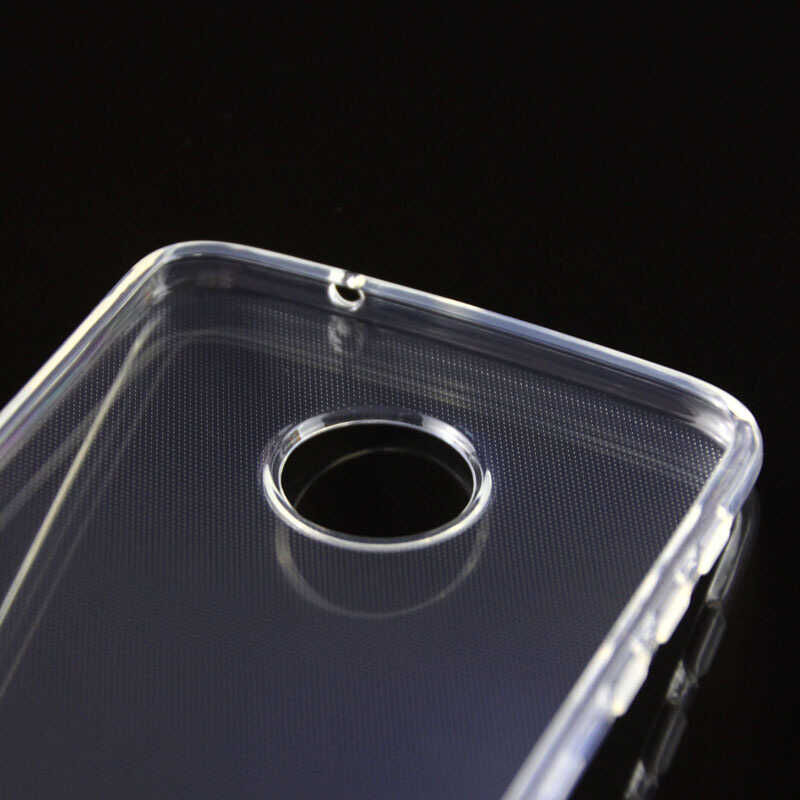 Lenovo Moto Z Şeffaf Kılıf Yumuşak İnce Tasarımlı Kapak (SÜPER) Renksiz