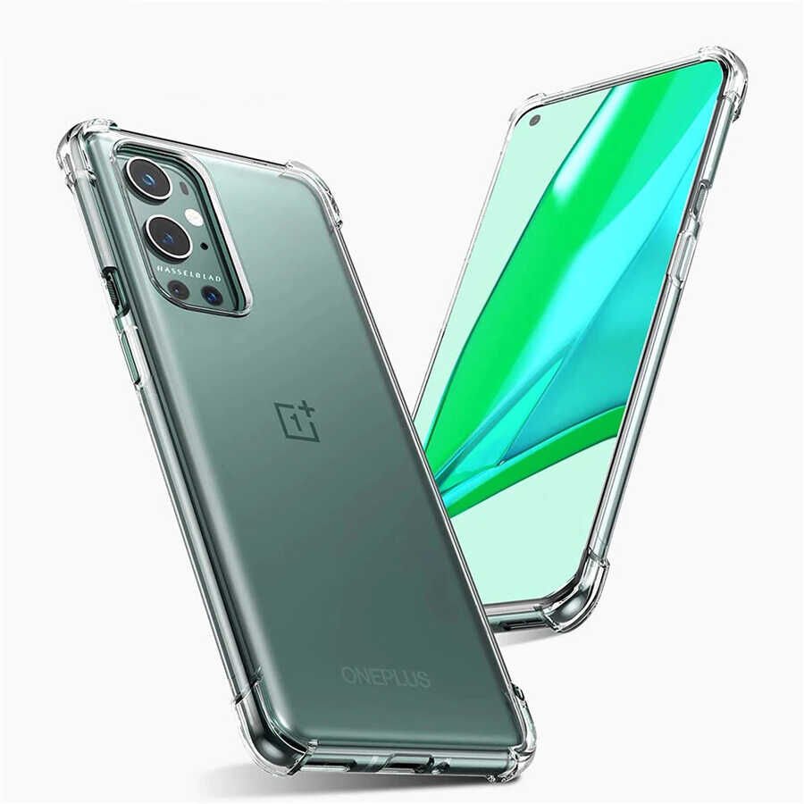 One Plus 9 Pro Şeffaf Kılıf Köşelerde Darbelere Karşı Ultra Kalınlık (ANTİSHOCK) Renksiz