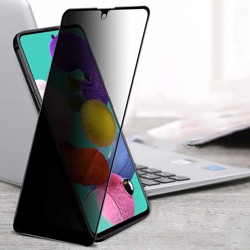 Xiaomi Redmi Note 9 Pro HEPTEKİLETİŞİM New 5D Privacy Temperli Ekran Koruyucu