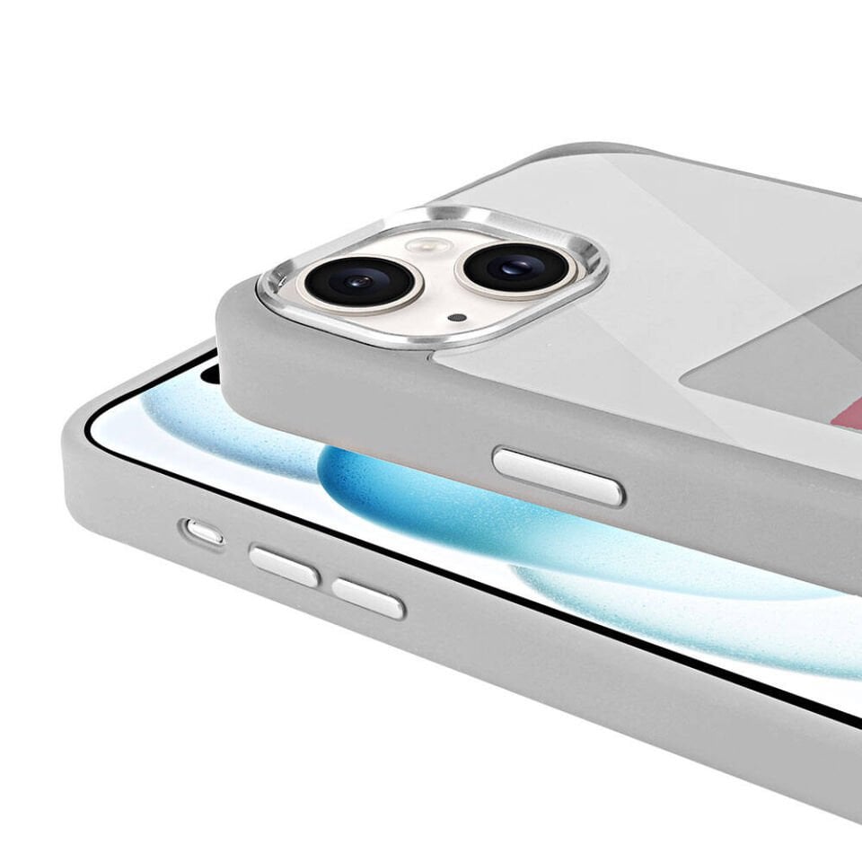 Apple iPhone 14 Kılıf Ekranı Yansıtan HEPTEKİLETİŞİM Akıllı NFC Kapak