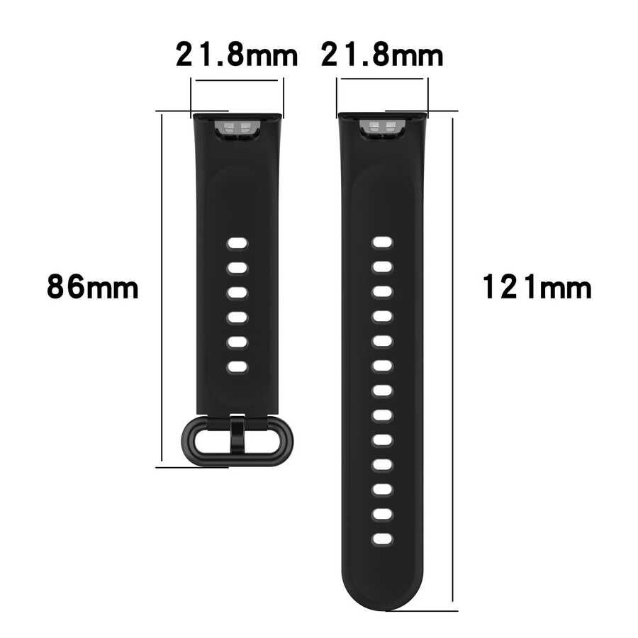 Xiaomi Redmi Watch 2 Lite Silikon Kordon Soft ve Pürüzsüz Yüzeyli Kordon (Klasik) Lacivert