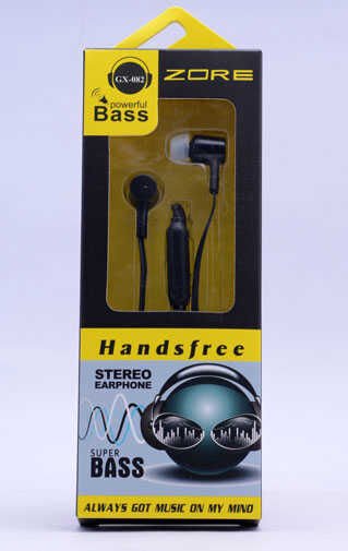 Yüksek Kalite ve Ses Performanslı Kulaklık (GX-082 Mp3 Stereo Kulaklık) Siyah
