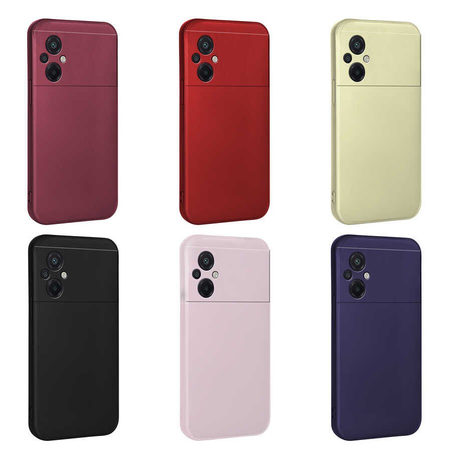 Xiaomi Poco M5 Kılıf HEPTEKİLETİŞİM Premier Silikon Kapak