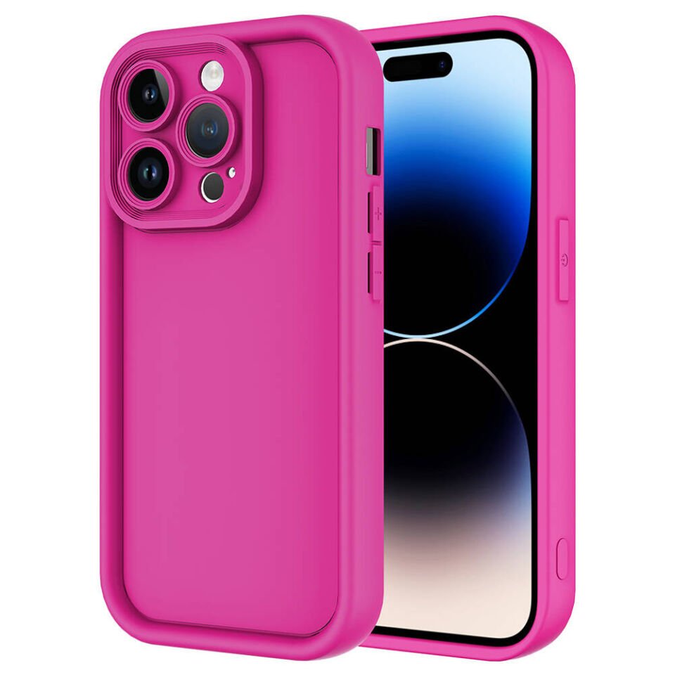 Apple iPhone 14 Pro Max Kılıf Kamera Korumalı HEPTEKİLETİŞİM Ananas Kapak