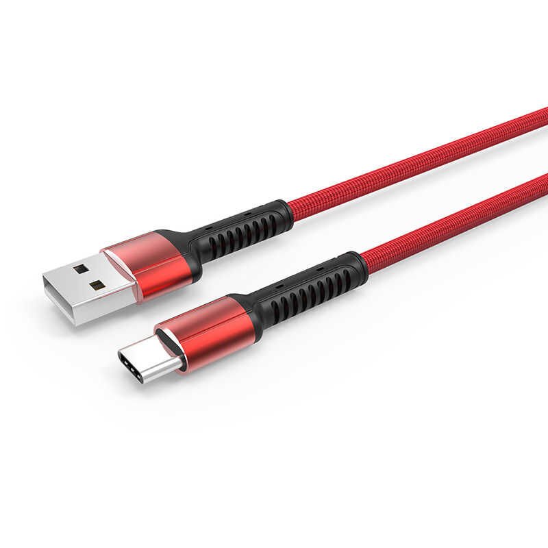 LS63 Type-C Usb Kablo Kırmızı