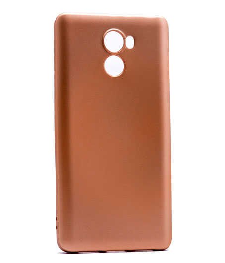 Xiaomi Redmi 4 Kılıf Yumuşak Dokulu Soft Esnek İnce Mat Renkli Silikon Kapak (PREMİER) Rose Gold