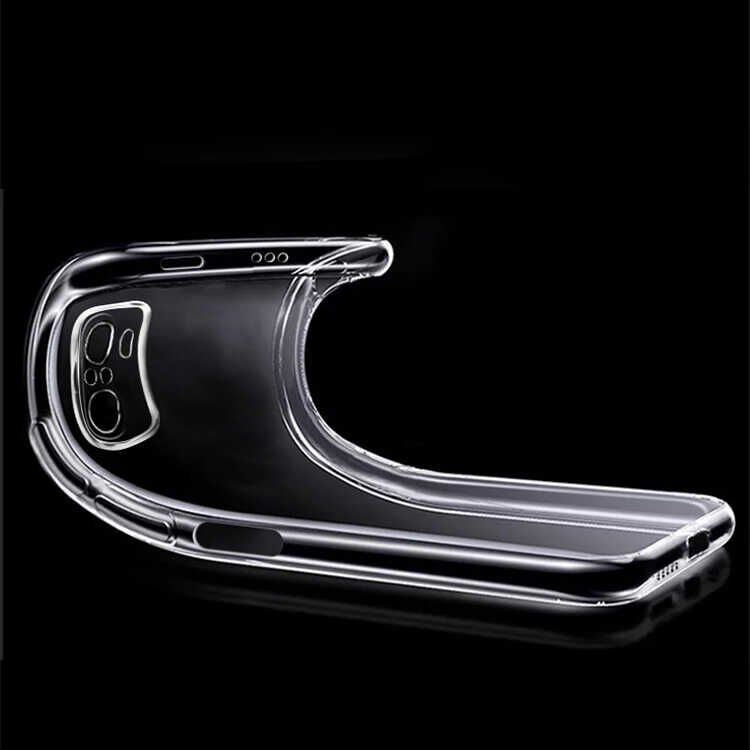 Xiaomi Redmi Note 10S Şeffaf Kılıf Yumuşak İnce Tasarımlı Kapak (SÜPER) Renksiz