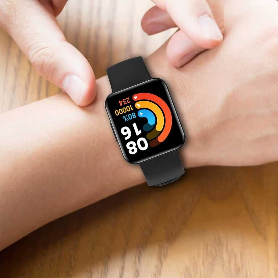 Xiaomi Redmi Watch 2 Lite Silikon Kordon Soft ve Pürüzsüz Yüzeyli Kordon (Klasik) Yeşil