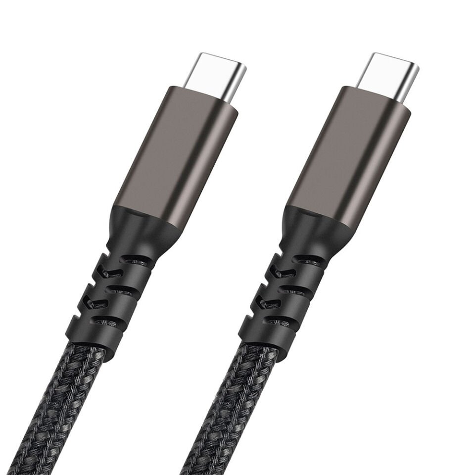 HEPTEKİLETİŞİM 2.Jenerasyon Type-C to Type-C USB3.2 PD Data Kablosu 100W 20Gbps 4K@60Hz 0.2 Metre