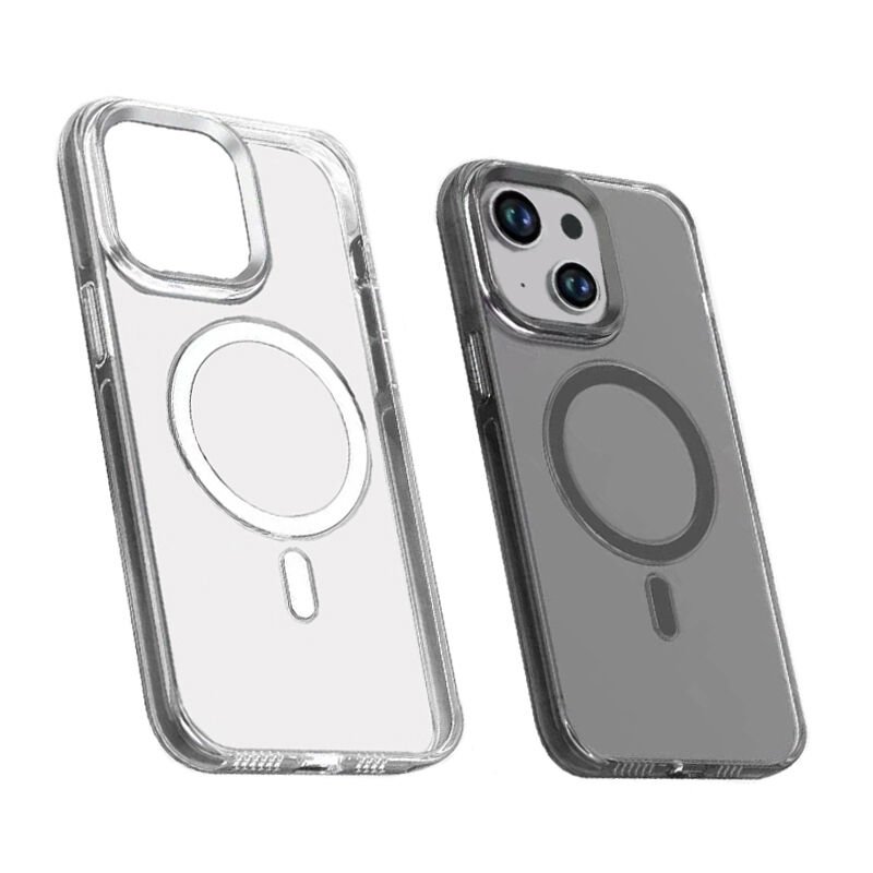 Apple iPhone 15 Kılıf HEPTEKİLETİŞİM Wireless Şarj Özellikli Şeffaf Efsane Kapak