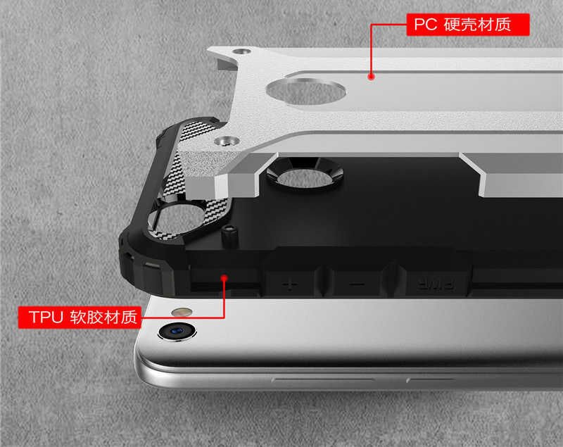 Xiaomi Redmi Note 5A Kılıf Armor Köşe Korumalı Çift Katman Tank Zırh Kapak (CRASH) Siyah