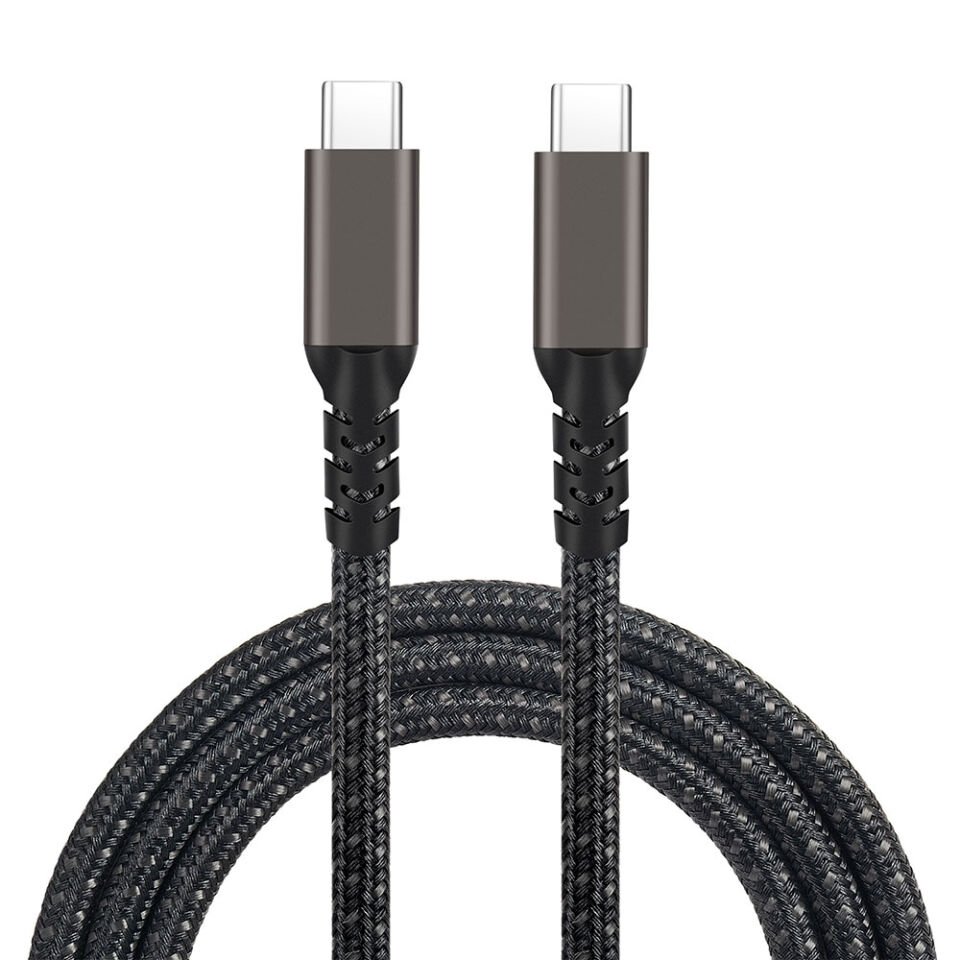 HEPTEKİLETİŞİM 2.Jenerasyon Type-C to Type-C USB3.2 PD Data Kablosu 100W 20Gbps 4K@60Hz 0.5 Metre