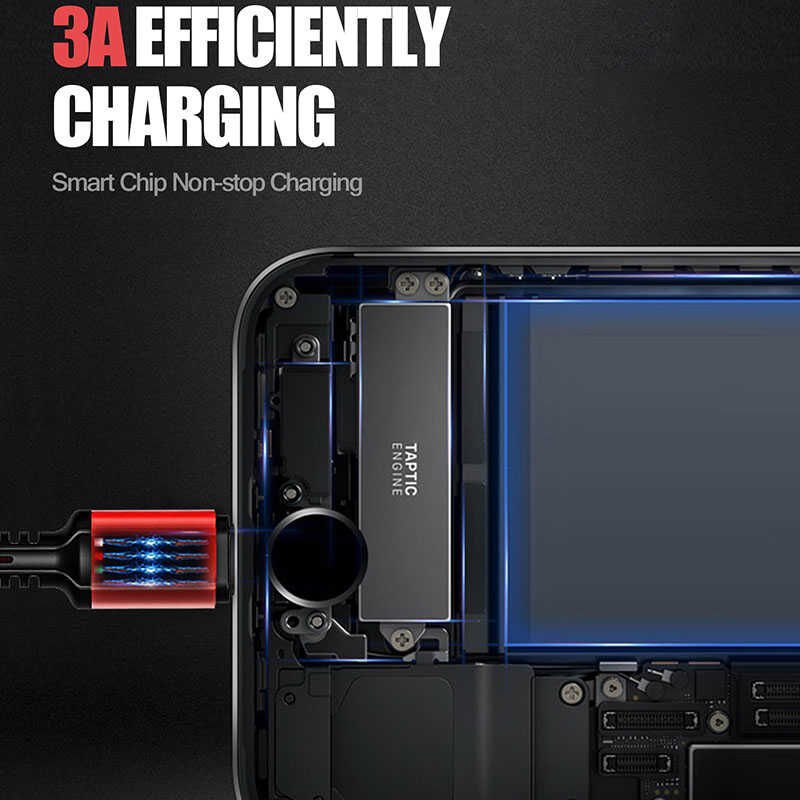 LC93 3 in 1 Usb Kablo Siyah