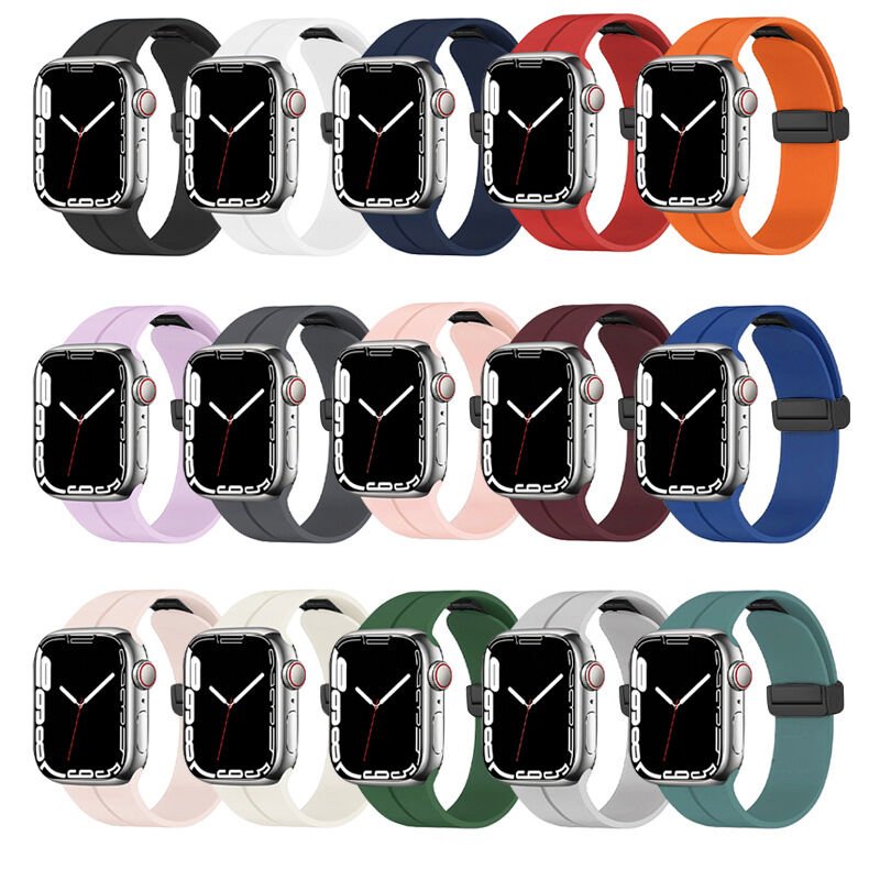 Apple Watch 7 41mm HEPTEKİLETİŞİM KRD-84 Silikon Kordon