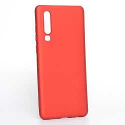 Huawei P30 Kılıf Yumuşak Dokulu Soft Esnek İnce Mat Renkli Silikon Kapak (PREMİER) Lacivert