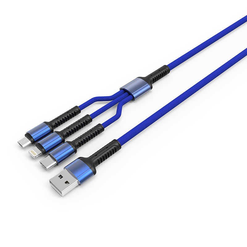 LC93 3 in 1 Usb Kablo Kırmızı