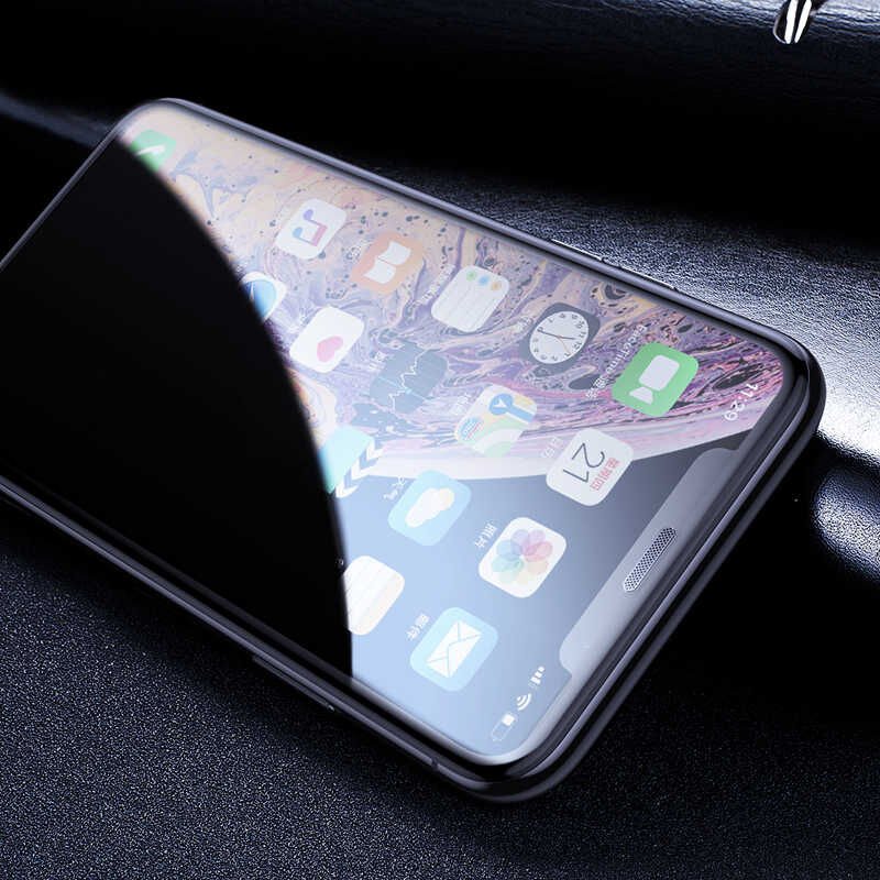 Apple iPhone 15 Pro HEPTEKİLETİŞİM Anti-Dust Privacy Temperli Ekran Koruyucu