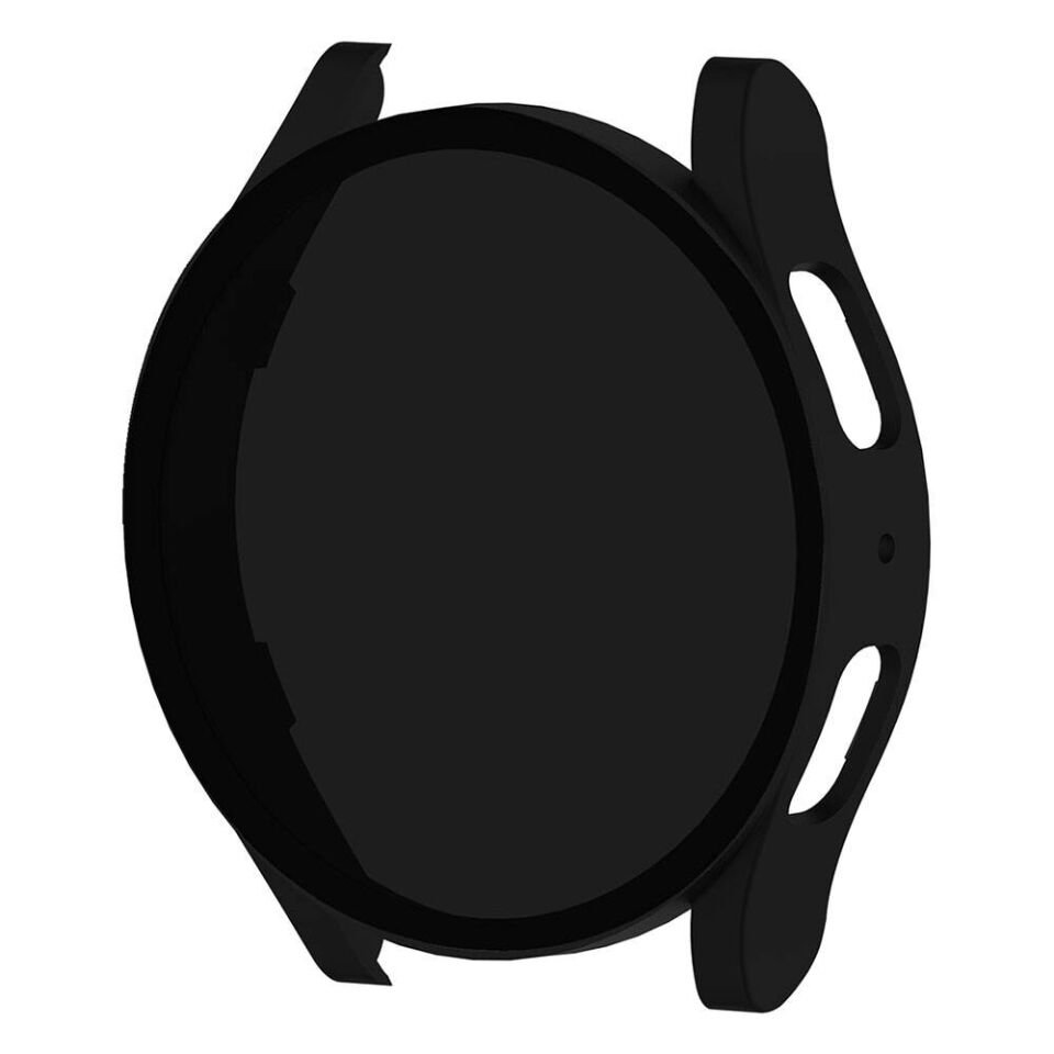 Samsung Galaxy Watch 5 44mm Sert PC Kasa ve Privacy Hayalet Ekran Koruyucu (Gard 32) Siyah