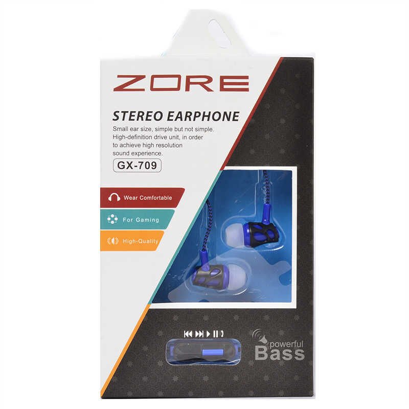 Yüksek Kalite ve Ses Performanslı Kulaklık (GX-709 Mp3 Stereo Kulaklık) Saks Mavi