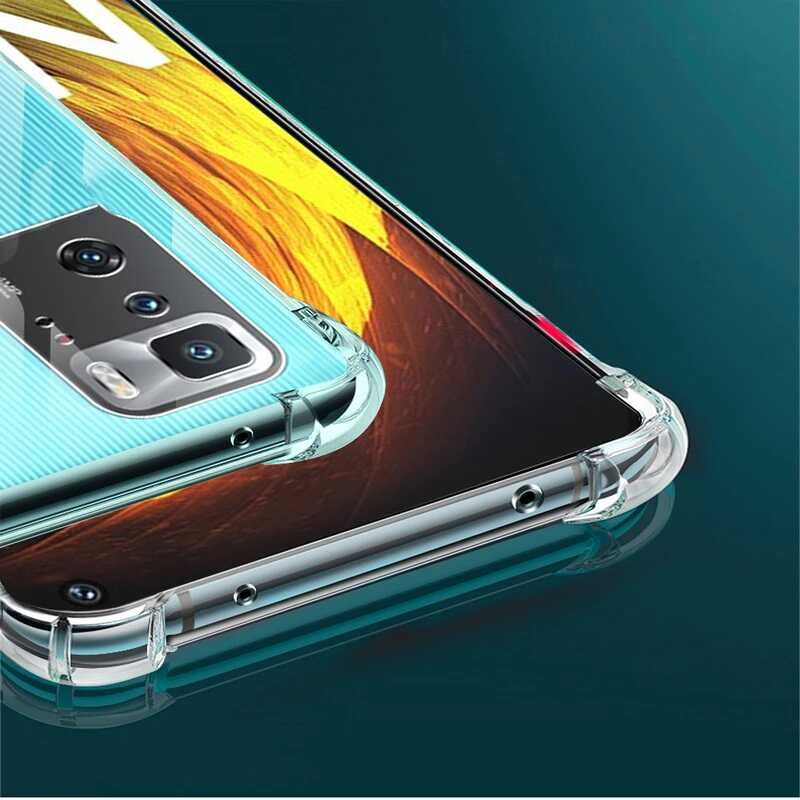 Xiaomi Poco X3 GT Şeffaf Kılıf Köşelerde Darbelere Karşı Ultra Kalınlık (ANTİSHOCK) Renksiz