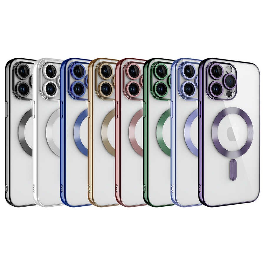 Apple iPhone 14 Pro Kılıf Kamera Korumalı Magsafe Wireless Şarj Özellikli HEPTEKİLETİŞİM Demre Kapak