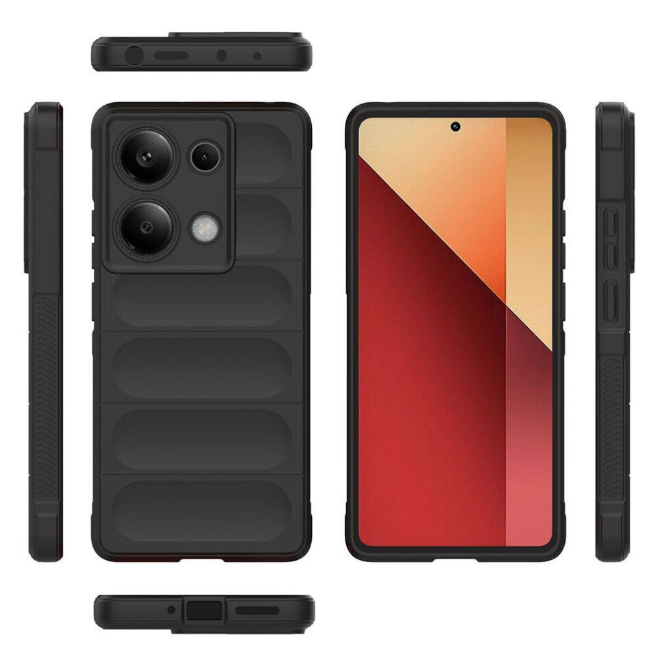 Redmi Note 13 Pro 4G Kılıf Esnek TPU Oyuklu Arka Yüzey Tasarımlı HEPTEKİLETİŞİM Etnik Silikon Kapak