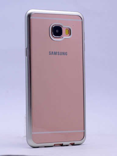 Samsung Galaxy C5 Kılıf HEPTEKİLETİŞİM Lazer Kaplama Silikon