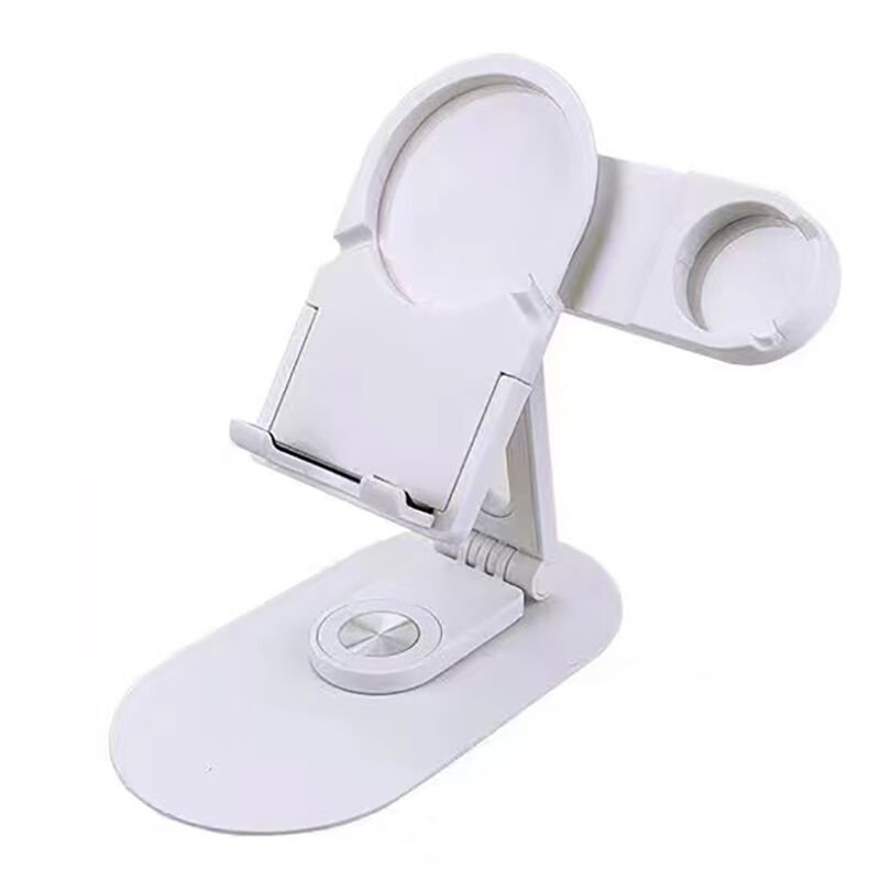 Magsafe Şarj Bölmeli Telefon - Akıllı Saat Standı (SX08) Beyaz