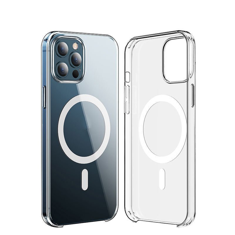 Apple iPhone 15 Pro Max Kılıf HEPTEKİLETİŞİM Wireless Şarj Özellikli Şeffaf Orjin Kapak