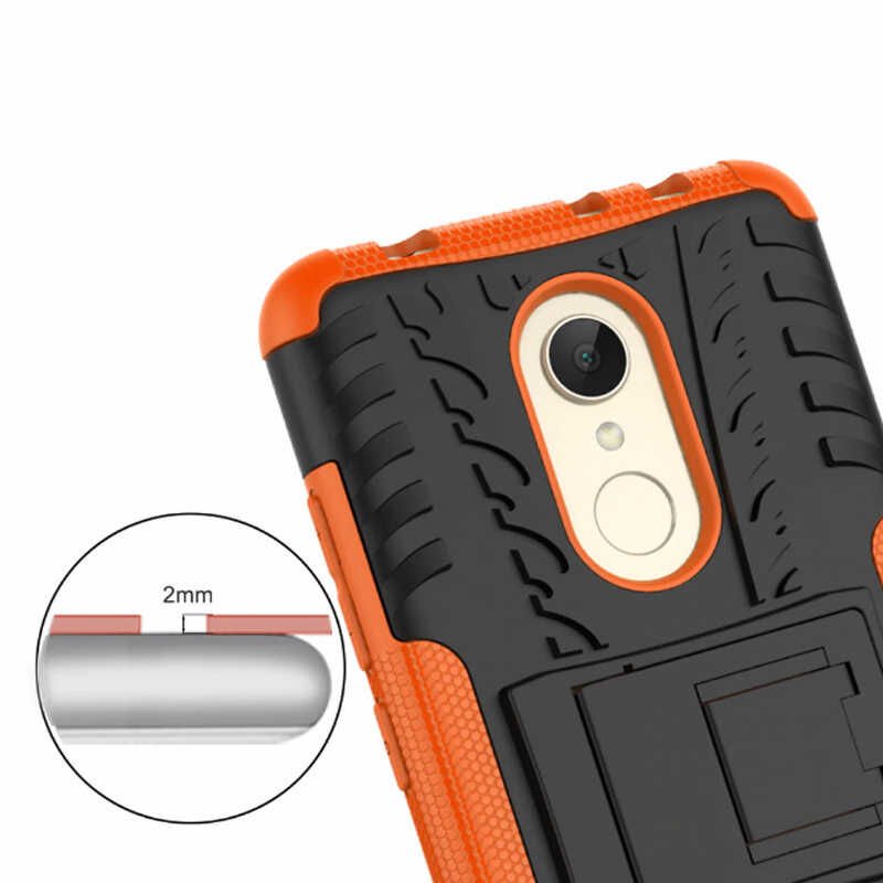 Xiaomi Redmi 5 Kılıf Standlı Korunaklı Silikon Kapak (hibrit) Beyaz