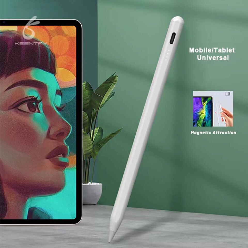 Active Stylus iPad Dokunmatik Kalem (Pencil 14) Beyaz