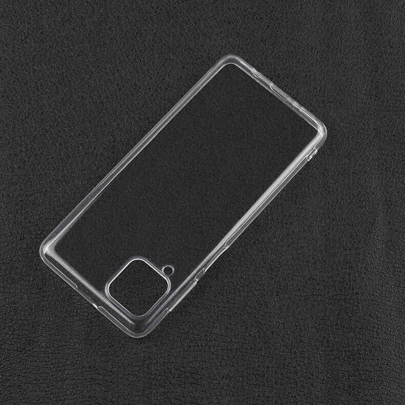Samsung Galaxy A22 4G Şeffaf Kılıf Yumuşak İnce Tasarımlı Kapak (SÜPER) Renksiz