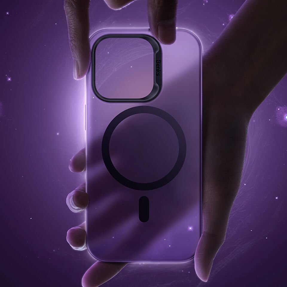 Apple iPhone 14 Pro Max Kılıf Magsafe Şarj Özellikli Benks Lucid Armor Kapak
