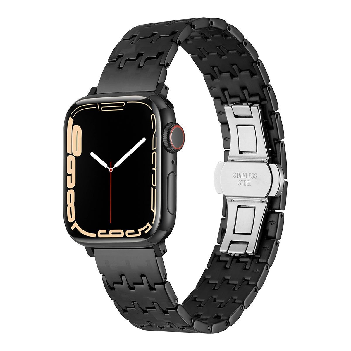 Apple Watch 7 41mm HEPTEKİLETİŞİM KRD-86 Metal Kordon
