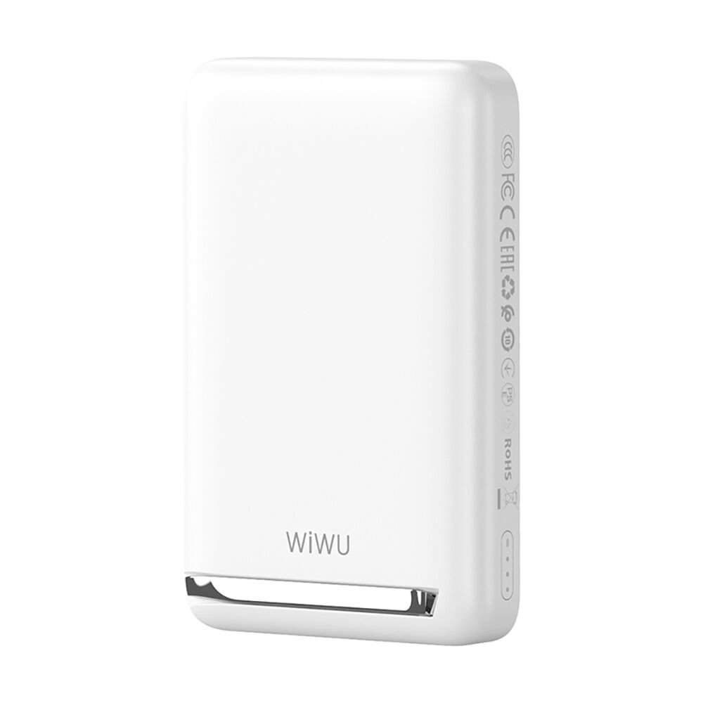 Wiwu Wi-P043 LED Işık Göstergeli Standlı Taşınabilir Magsafe Wireless Powerbank 10.000mAh 15W
