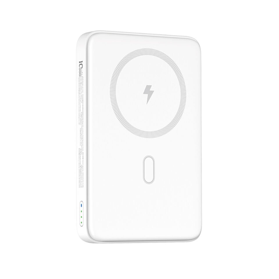 Wiwu Wi-P043 LED Işık Göstergeli Standlı Taşınabilir Magsafe Wireless Powerbank 10.000mAh 15W