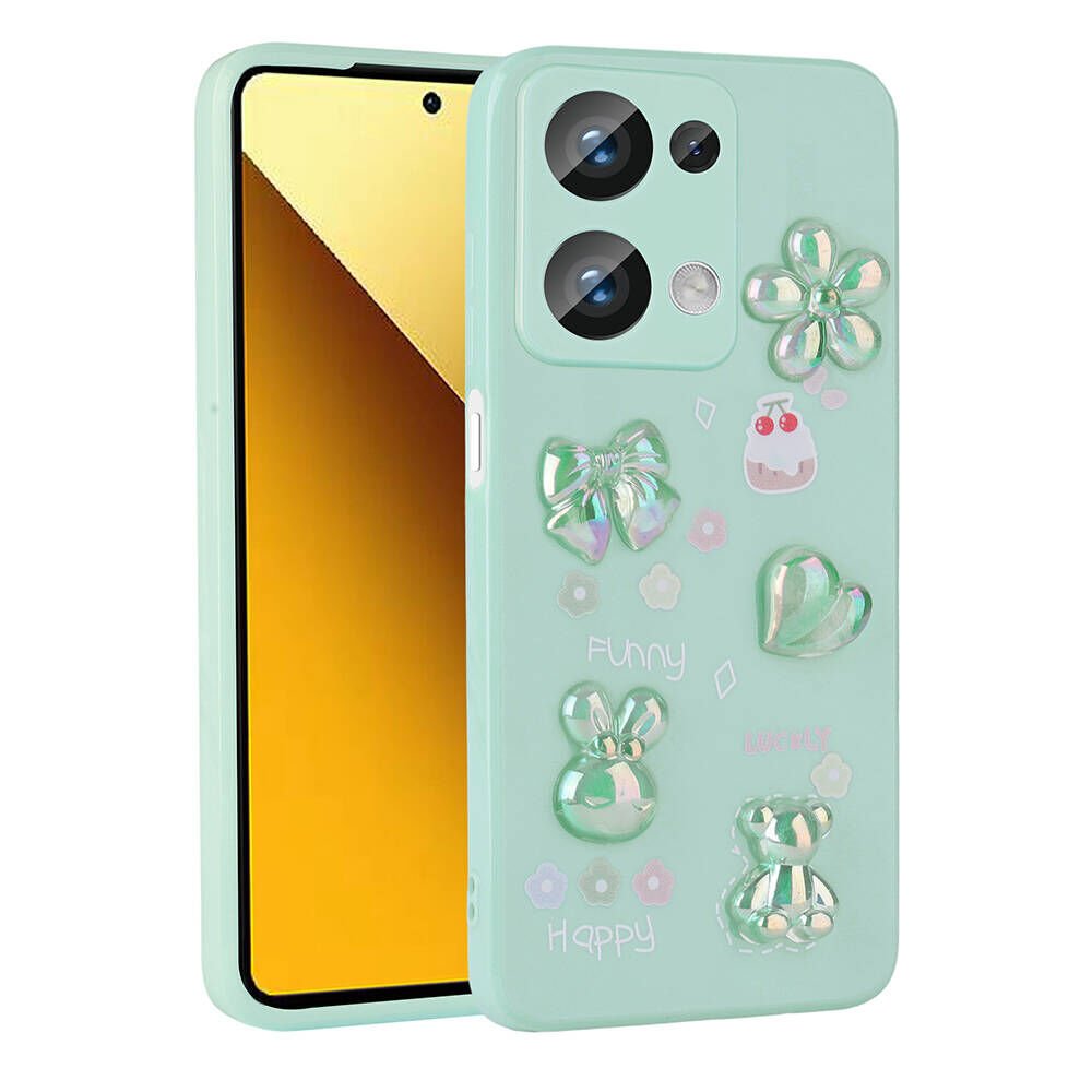 Xiaomi Redmi Note 13 Pro 4G Kılıf Kabartma Figürlü Parlak HEPTEKİLETİŞİM Toys Silikon Kapak