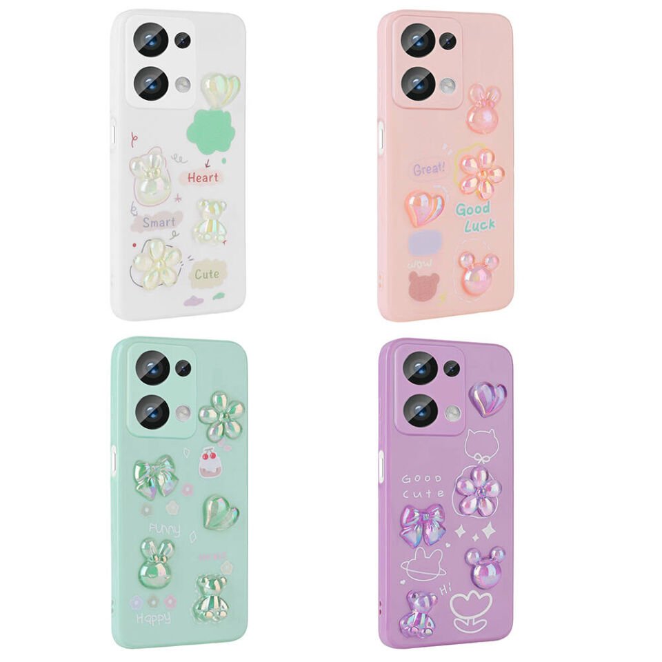 Xiaomi Redmi Note 13 Pro 4G Kılıf Kabartma Figürlü Parlak HEPTEKİLETİŞİM Toys Silikon Kapak