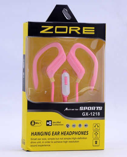 Yüksek Kalite ve Ses Performanslı Kulaklık (GX-1218 Mp3 Stereo Kulaklık) Pembe