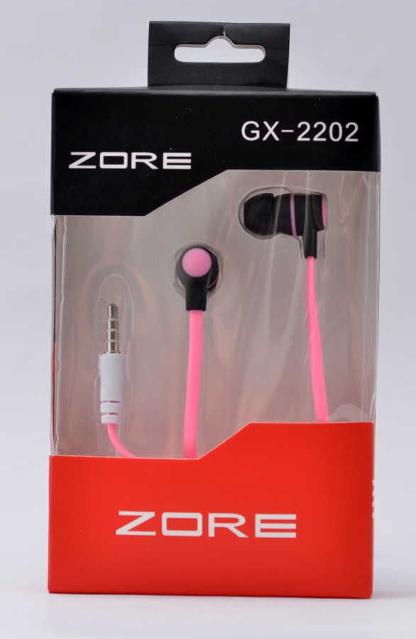 Yüksek Kalite ve Ses Performanslı Kulaklık (GX-2202 Mp3 Kulaklık Kısa Kutulu) Pembe