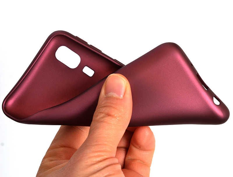 Samsung Galaxy A2 Core Kılıf Yumuşak Dokulu Soft Esnek İnce Mat Renkli Silikon Kapak (PREMİER) Lacivert
