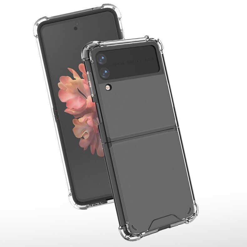 Samsung Galaxy Z Flip 4 Kılıf HEPTEKİLETİŞİM Nitro Anti Shock Silikon